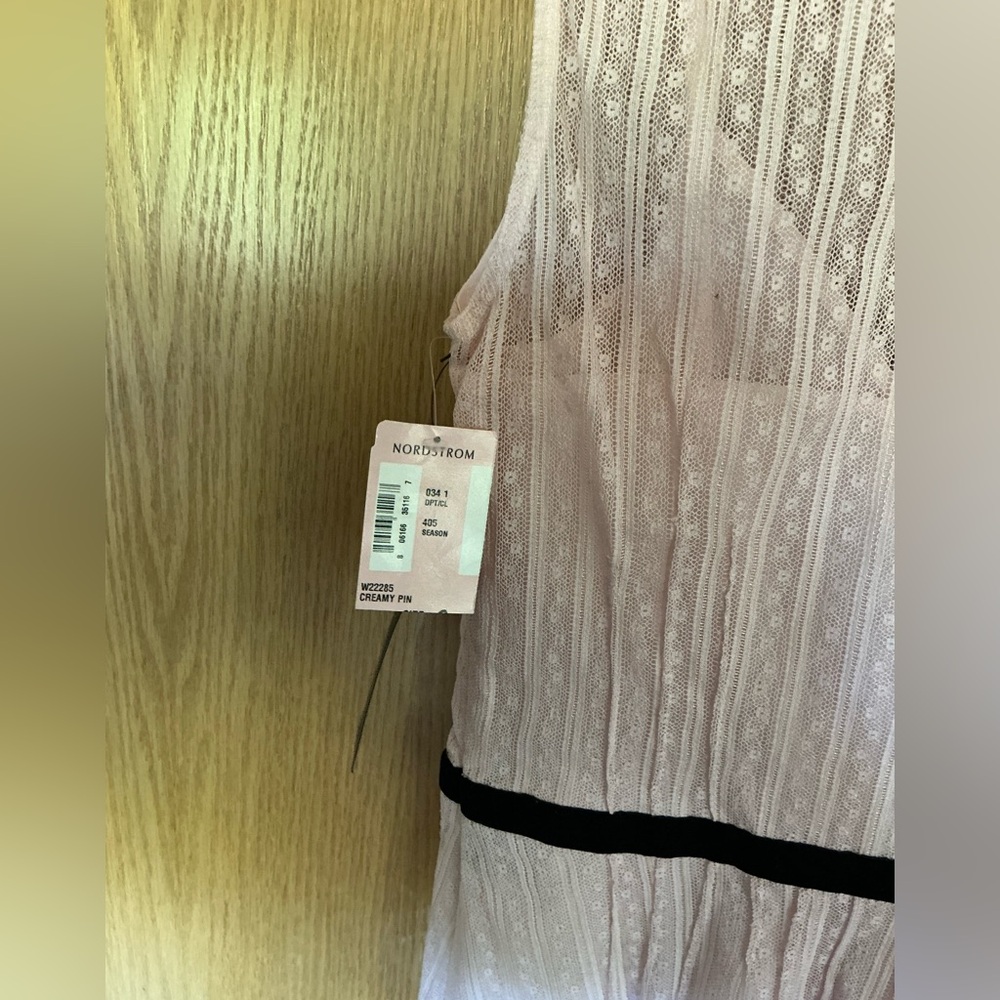 NWT $248 MARC JACOBS Nordstrom creamy pink top sleeveless shirt Sz 4 Easter - Picture 6 of 12